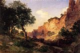 Thomas Moran Famous Paintings - The Grand Canyon Hance Trail